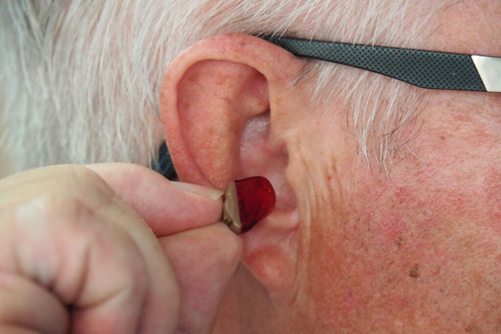 Hearing aid for elderly